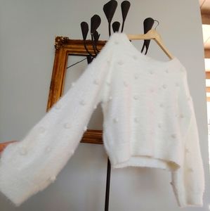 June and Ivy soft crop sweater